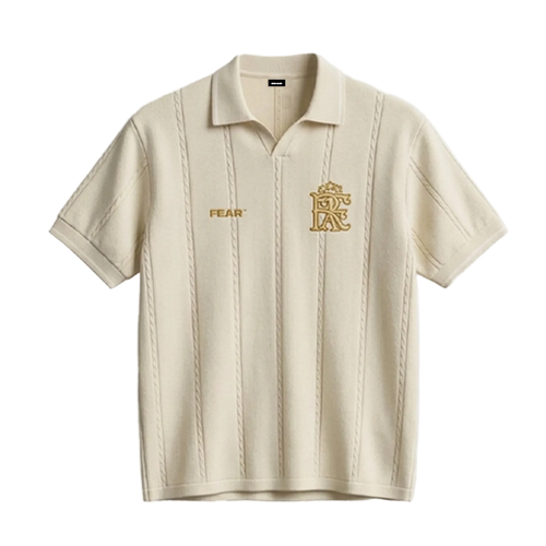 Ivory knit jersey