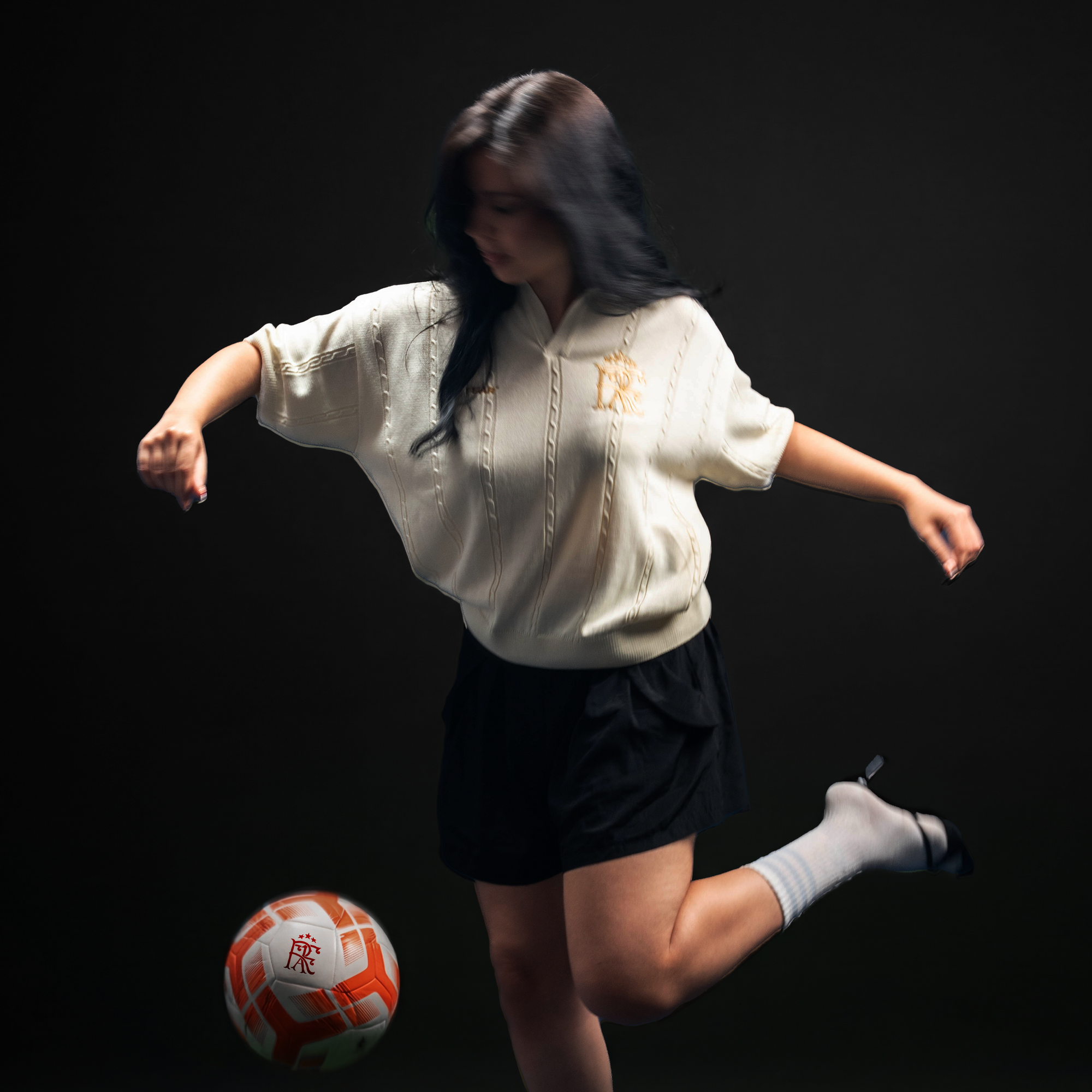 Ivory knit jersey