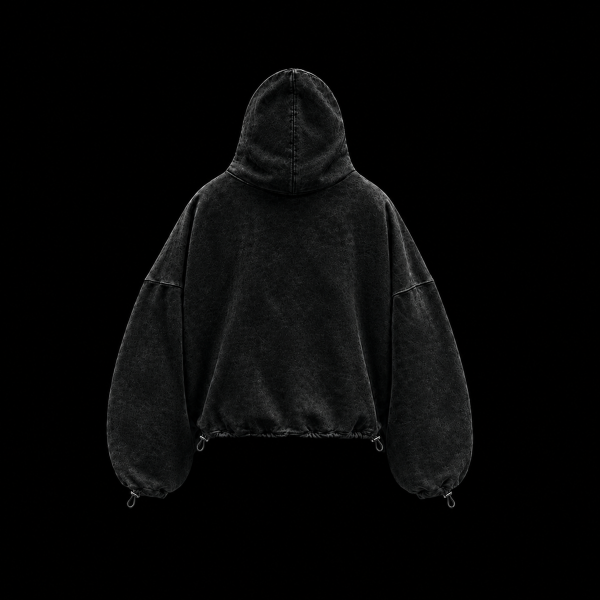 Acid washed zip up hoodie – FEAR