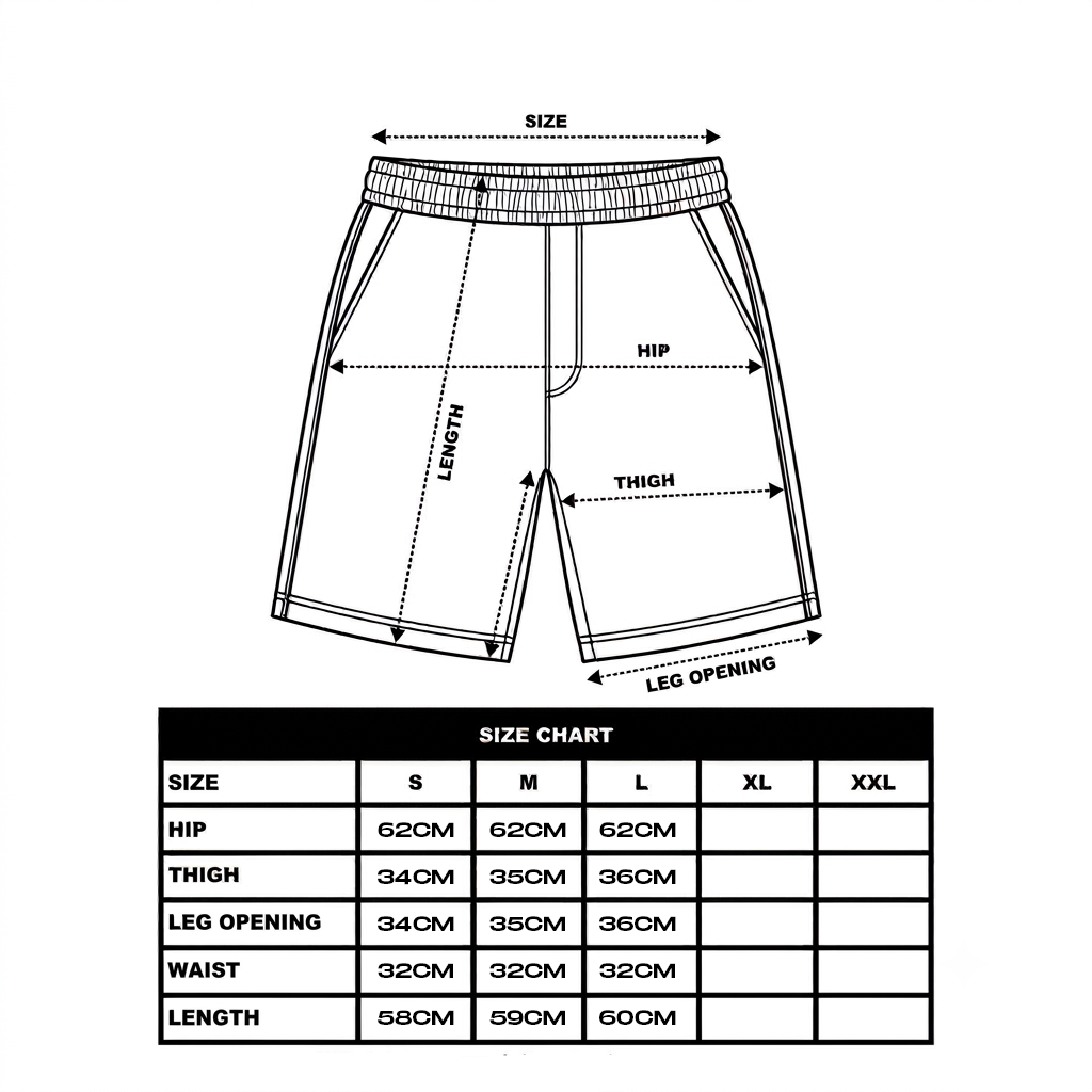 Black jorts
