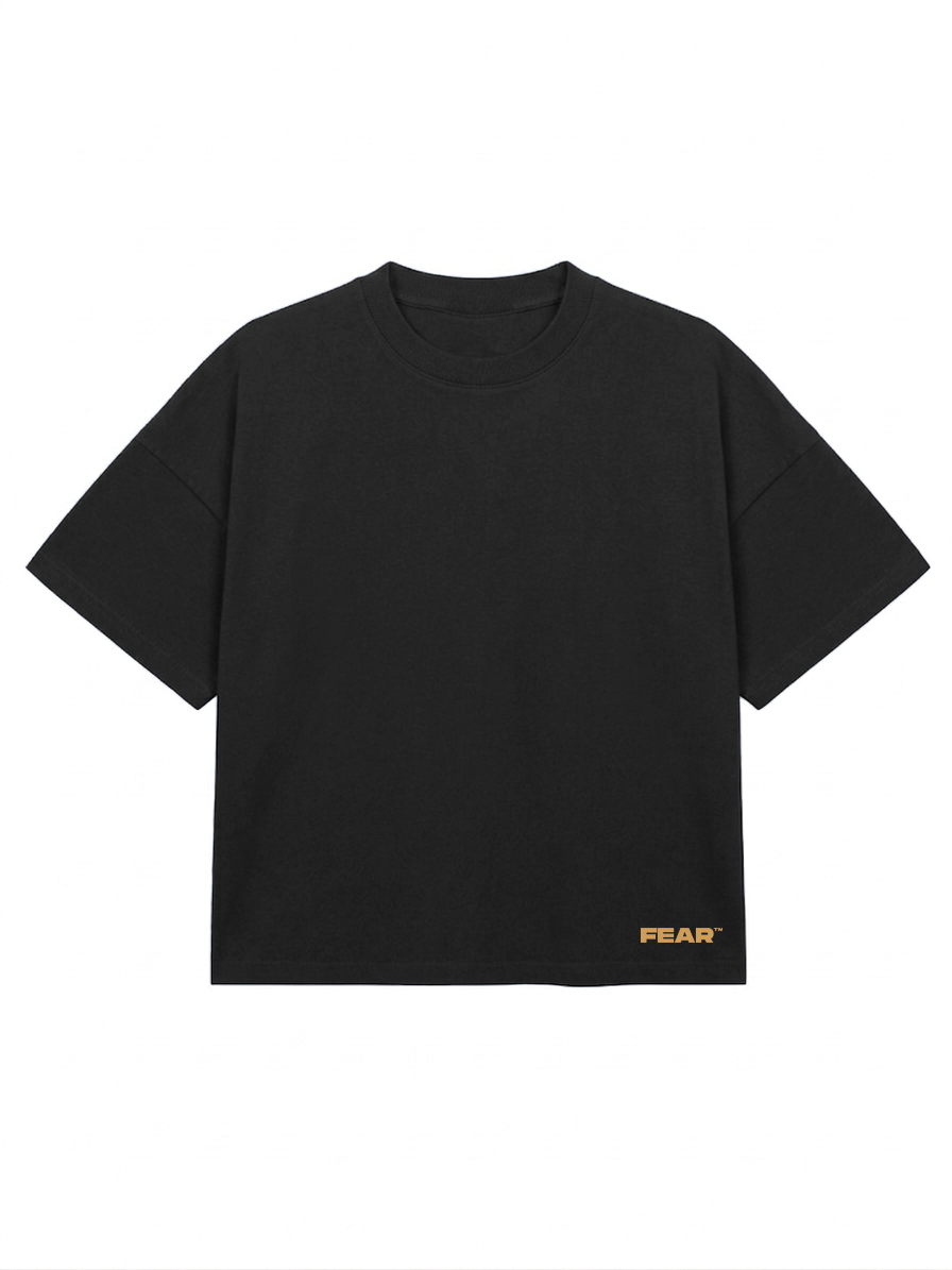 Pain built me tee black