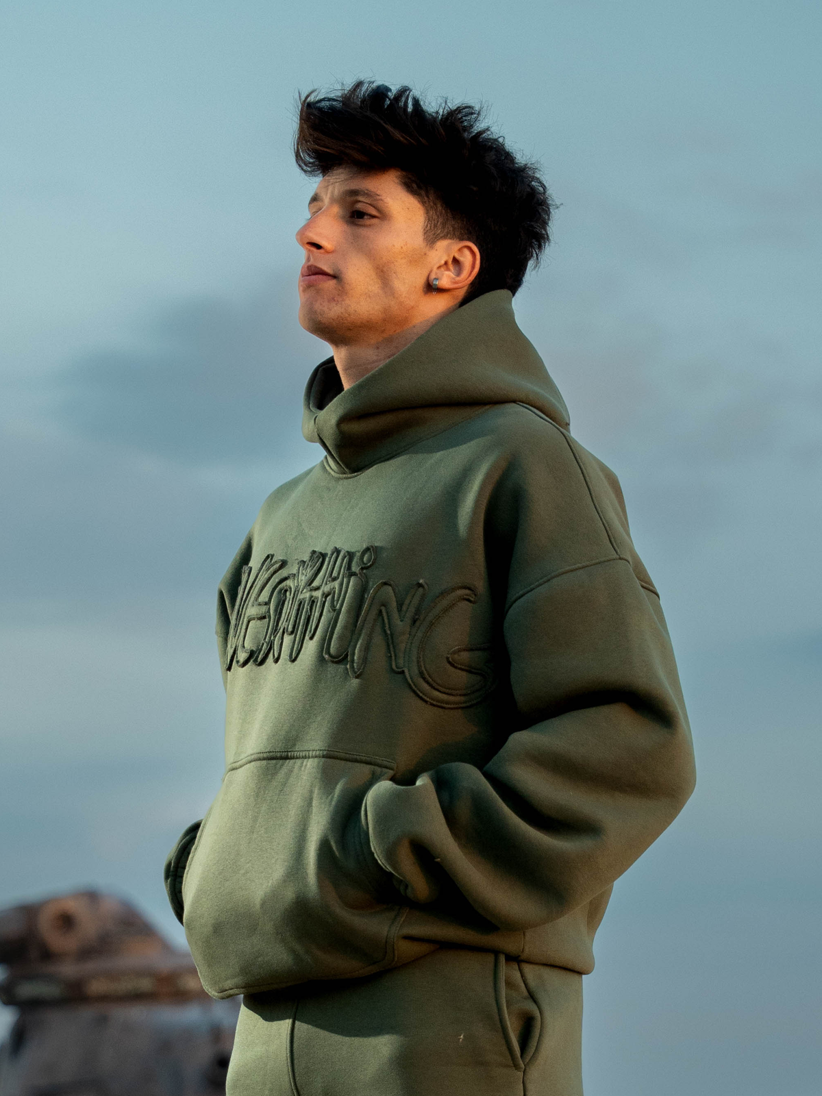 Green fear hoodie
