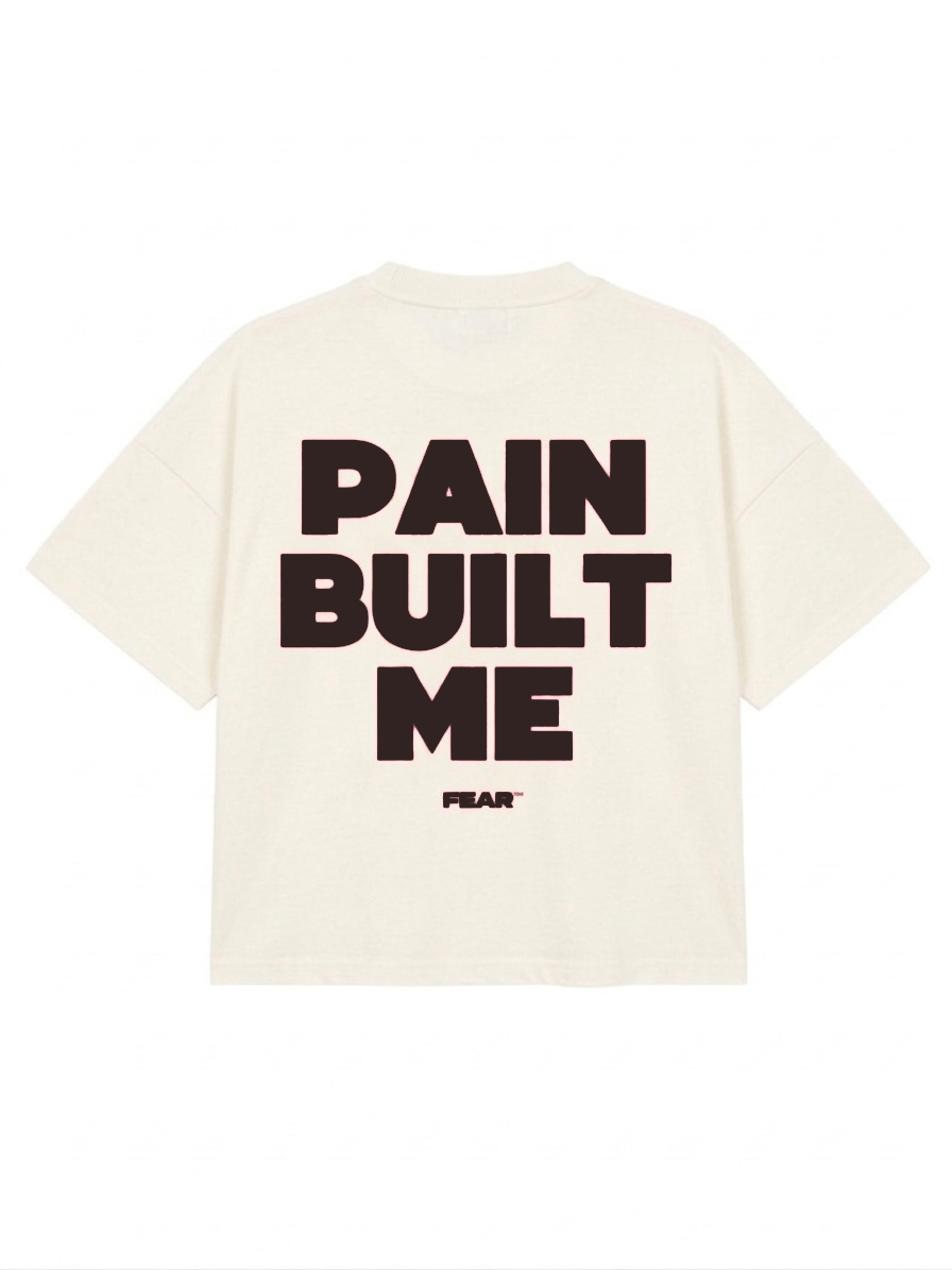 Pain built me tee off-white 3