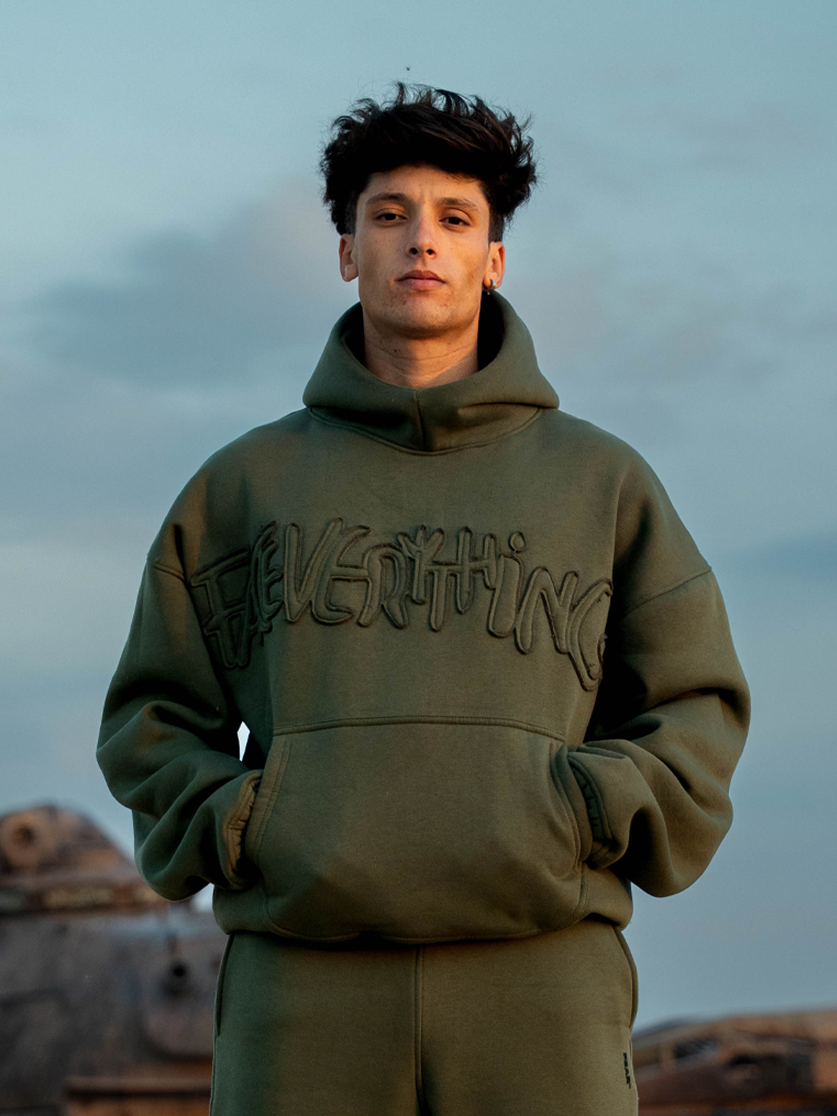 Green fear hoodie