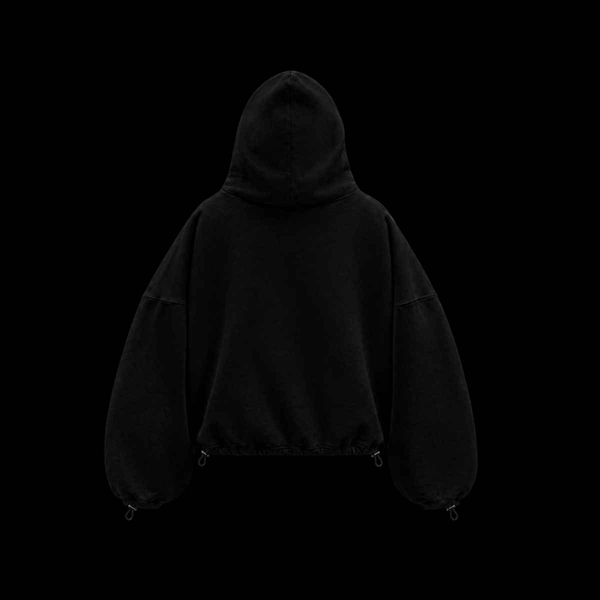 Black fear hoodie