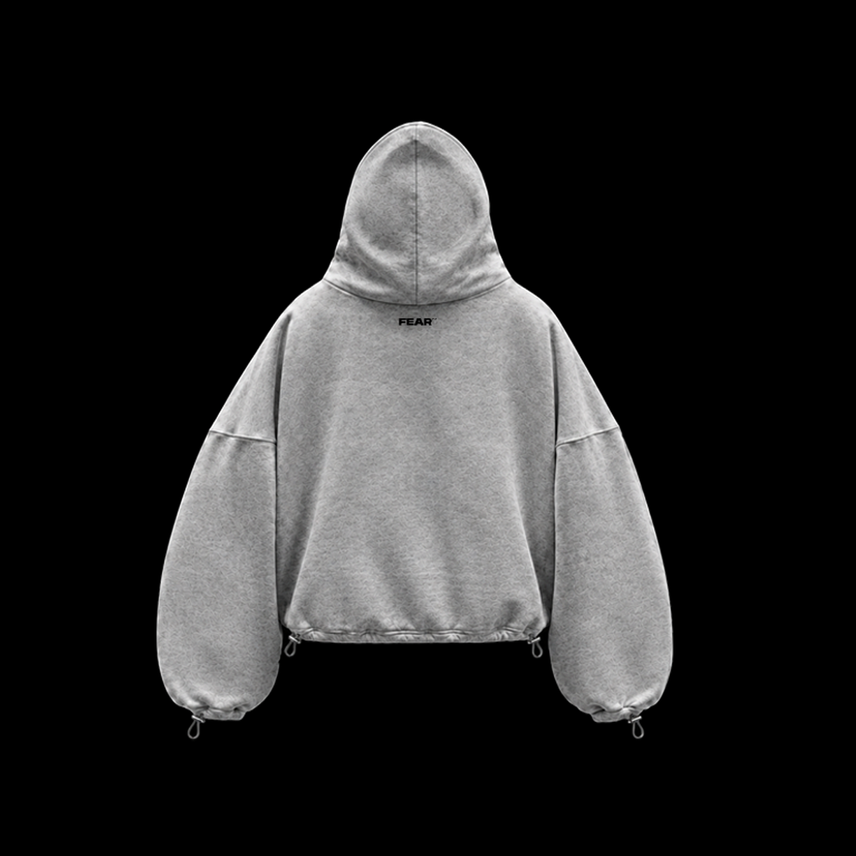 Light grey fear hoodie