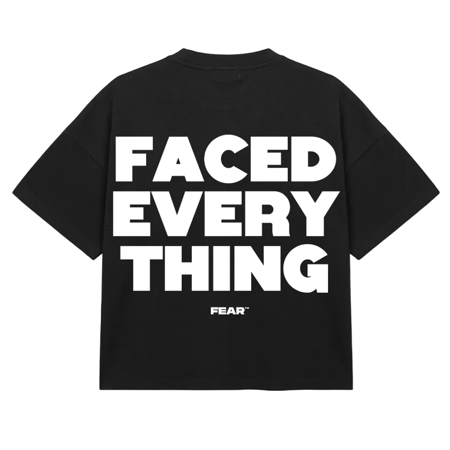 Faced everything black