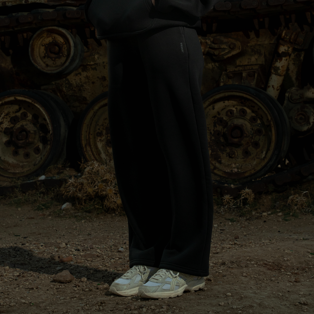 Black fear sweatpants
