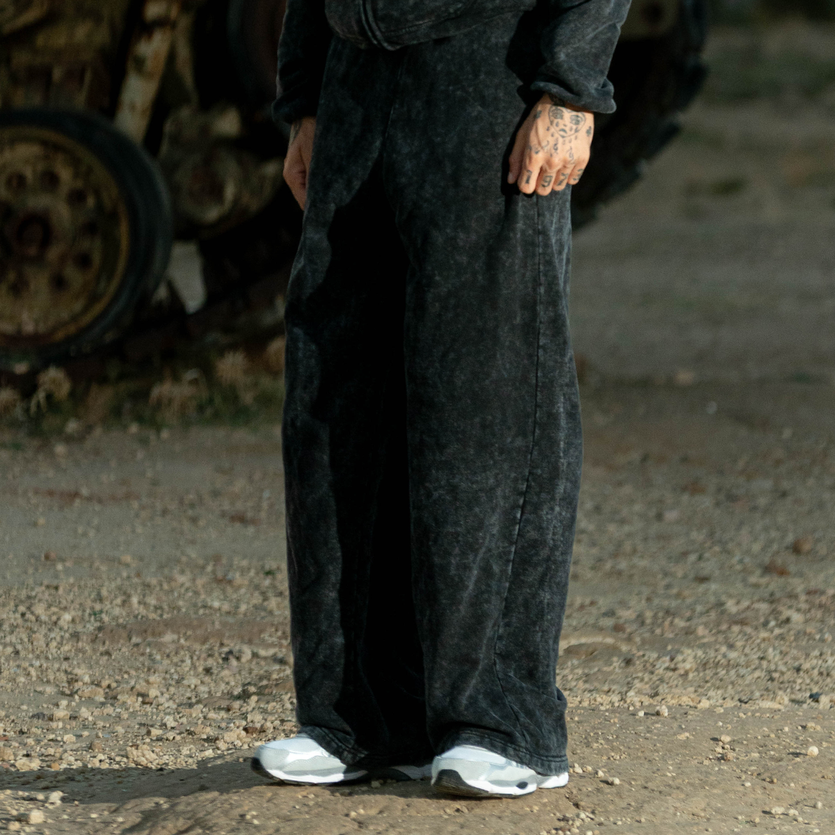 Acid washed sweatpants