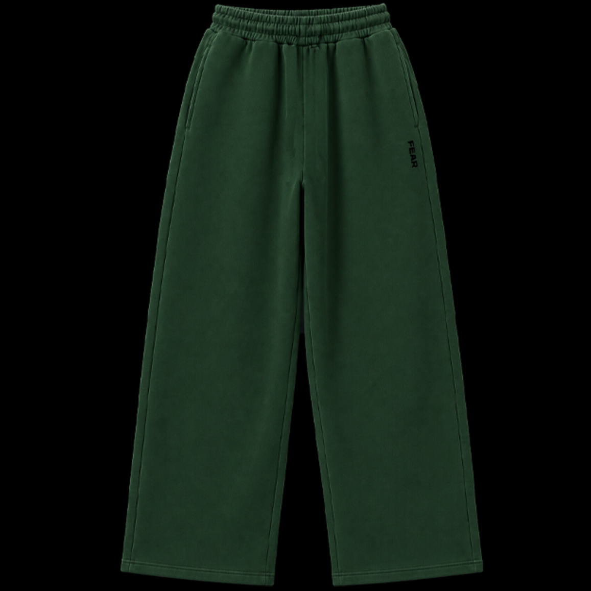 Green fear sweatpants