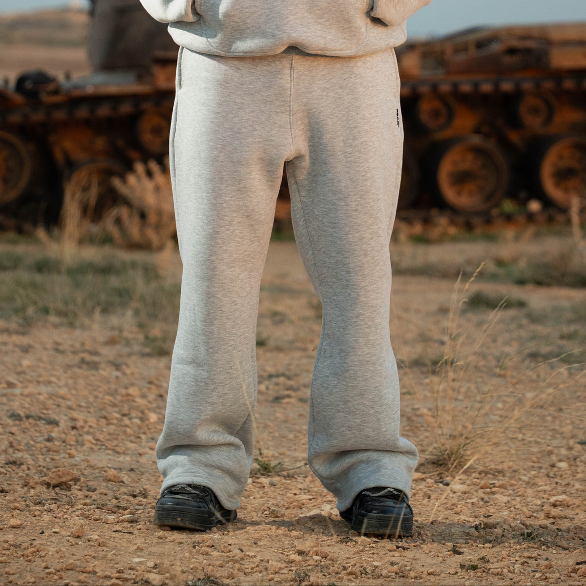 Grey fear sweatpants