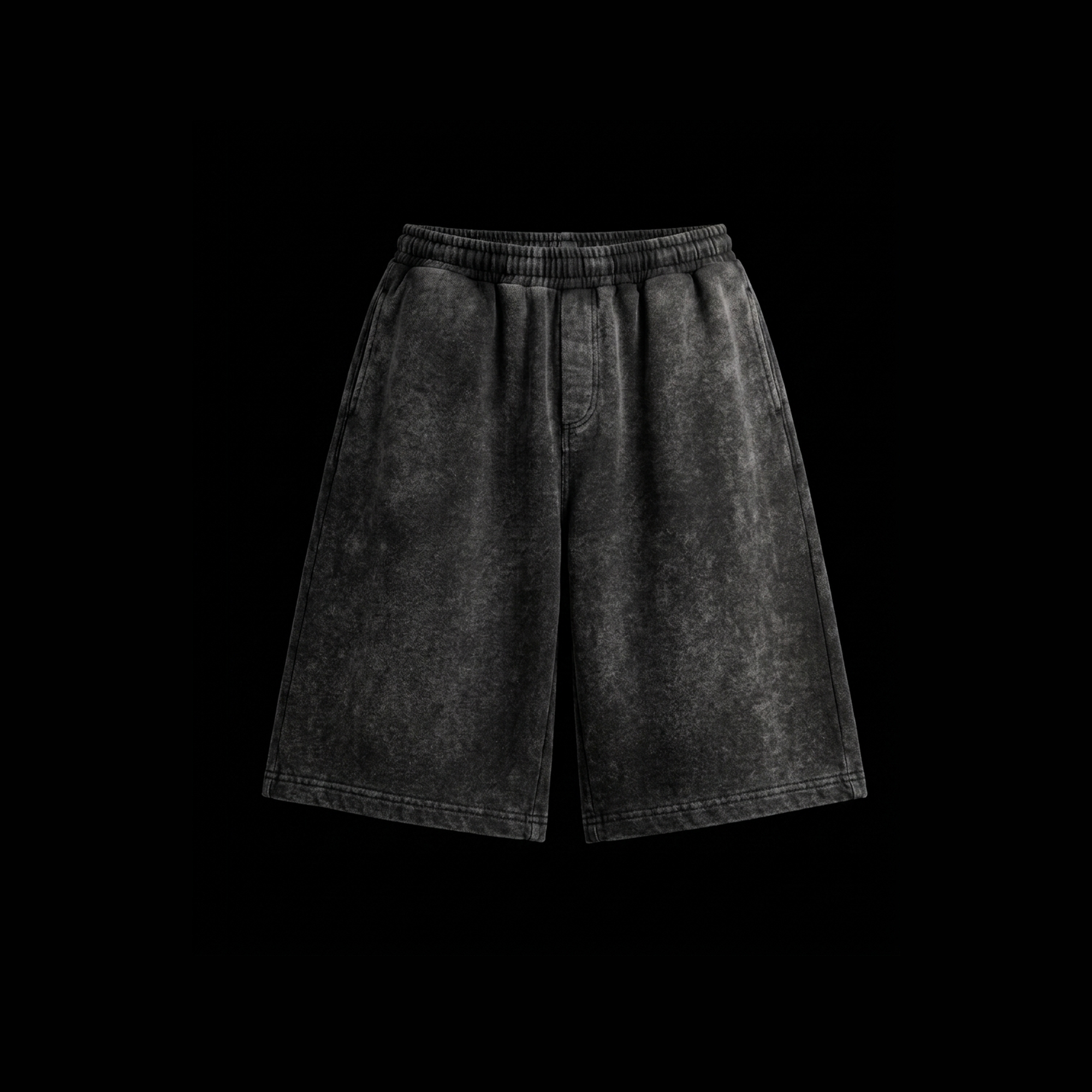 Acid washed jorts