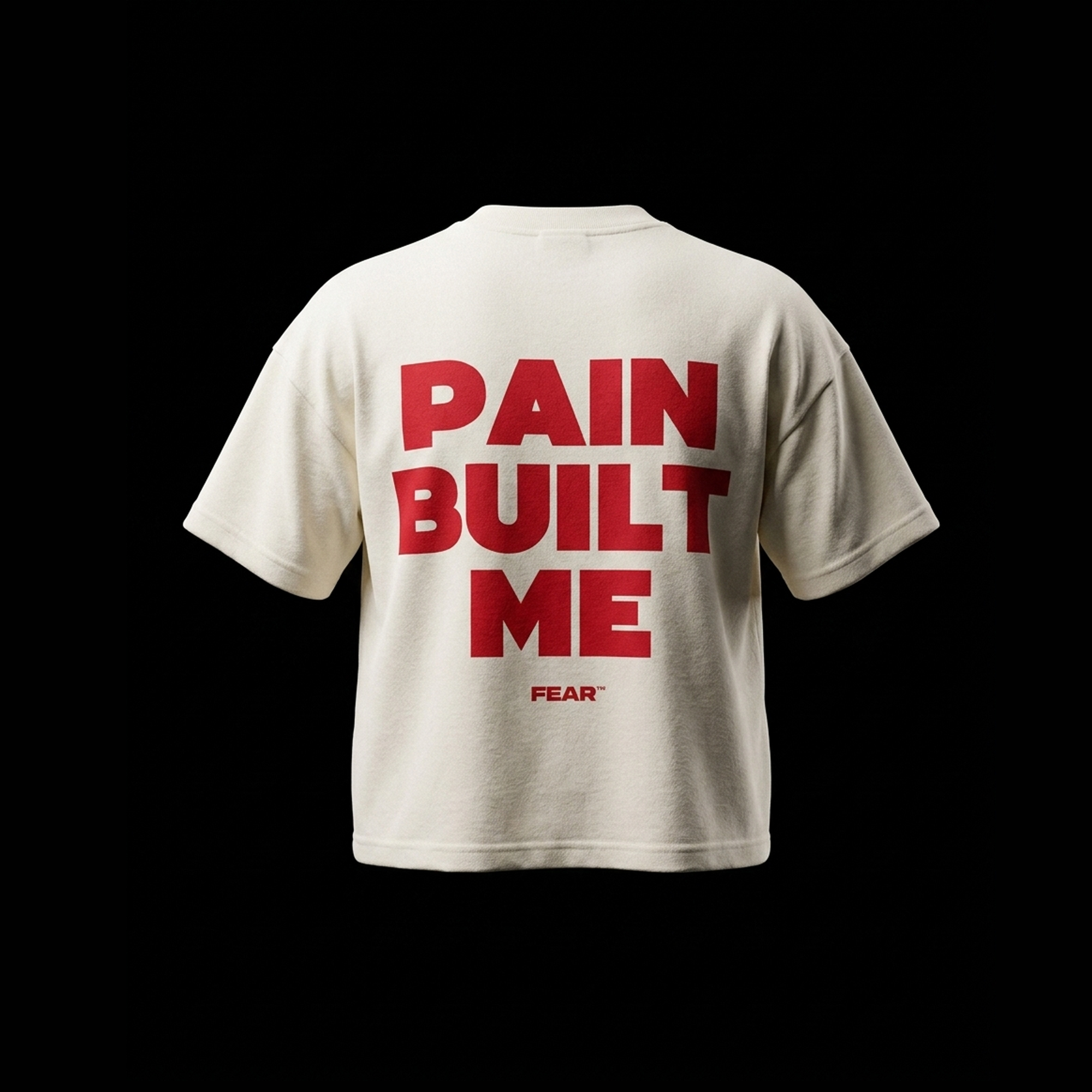 Pain built me off-white