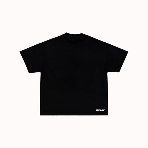 Faced everything tee black